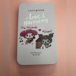 Sanrio Makeup Brush Set – My Melody & Kuromi